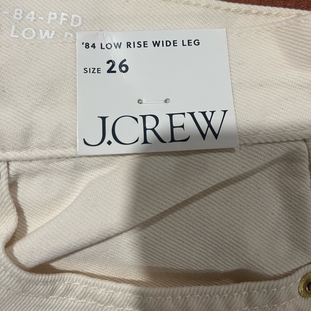 J. Crew Off-White Denim Pants